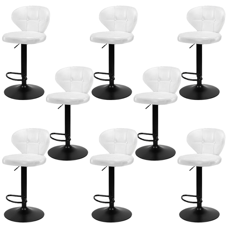 Faux Leather Bar Stools Swivel Adjustable Height Bristol Bar Stools