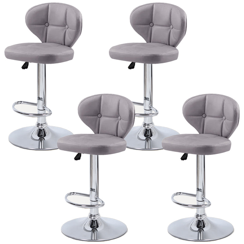 Faux Leather Bar Stools Swivel Adjustable Height Bristol Bar Stools