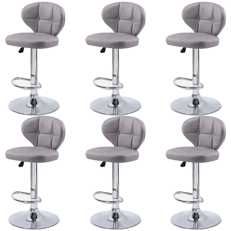 Faux Leather Bar Stools Swivel Adjustable Height Bristol Bar Stools