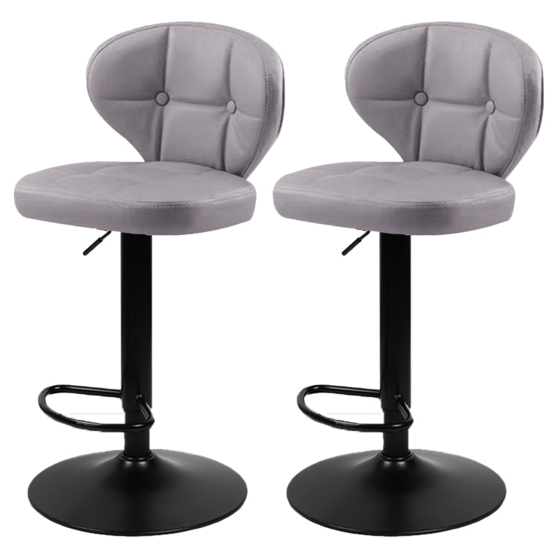 Faux Leather Bar Stools Swivel Adjustable Height Bristol Bar Stools