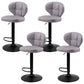 Faux Leather Bar Stools Swivel Adjustable Height Bristol Bar Stools