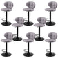 Faux Leather Bar Stools Swivel Adjustable Height Bristol Bar Stools