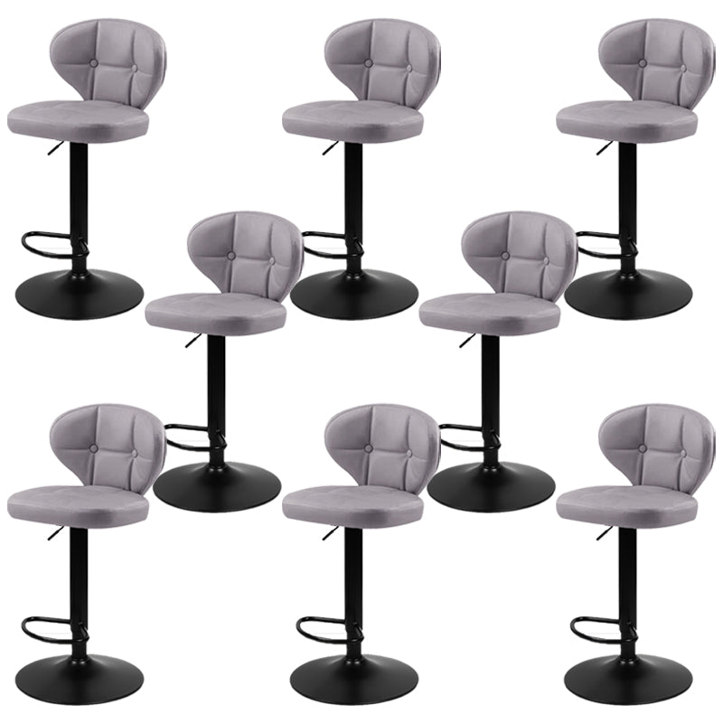 Faux Leather Bar Stools Swivel Adjustable Height Bristol Bar Stools