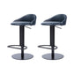 Faux Leather Barstools Adjustable Height Swivel Barstools with Footrest