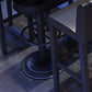 Industrial Style Bar Height Table Black Bar Dining Table with Storage Clearhalo 'Bar Furniture' 'Bar Tables' 'bar_tables' 'furn' 'furn_bar_tables' 'Furniture' 'Kitchen & Dining Furniture' 7041253