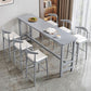 Contemporary Bar Dining Table Rectangle Indoor Wood Counter Table Clearhalo 'Bar Furniture' 'Bar Tables' 'bar_tables' 'furn' 'furn_bar_tables' 'Furniture' 'Kitchen & Dining Furniture' 7041274