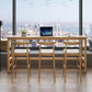 Contemporary Bar Dining Table Kitchen Rectangle Wood Counter Table