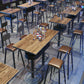 Table à manger de bar industriel, café et salle de repos, table à vin