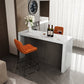 1/2/3 Pieces Pub Table Set Contemporary Rectangular Table and Stool Set Table & Chair(s) 55.1"L x 23.6"W x 39.4"H White-Black Clearhalo 'Bar Furniture' 'furn' 'furn_home_bar_bar_sets' 'Furniture' 'Home Bars & Bar Sets' 'home_bar_bar_sets' 'Kitchen & Dining Furniture' 7041522