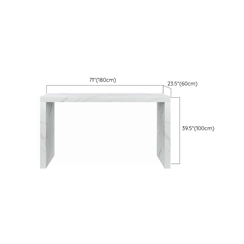1/2/3 Pieces Pub Table Set Contemporary Rectangular Table and Stool Set Clearhalo 'Bar Furniture' 'furn' 'furn_home_bar_bar_sets' 'Furniture' 'Home Bars & Bar Sets' 'home_bar_bar_sets' 'Kitchen & Dining Furniture' 7041543