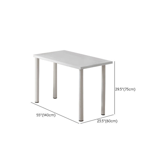 Modern Style Wood Office Desk Rectangular Shape Task Desk with 4-Legs for Home