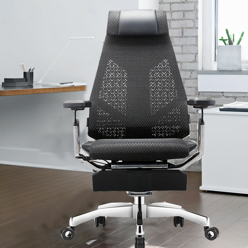 Modern Slide Office Chair Removable Arms Adjustable Seat Height Desk Chair with Wheels Clearhalo 'furn' 'furn_office_chair' 'Furniture' 'Office Chairs' 'Office Furniture' 'office_chair' 7042835