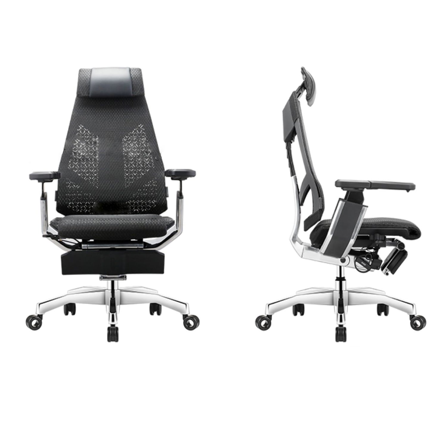 Modern Slide Office Chair Removable Arms Adjustable Seat Height Desk Chair with Wheels Clearhalo 'furn' 'furn_office_chair' 'Furniture' 'Office Chairs' 'Office Furniture' 'office_chair' 7042839