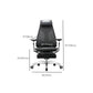 Modern Slide Office Chair Removable Arms Adjustable Seat Height Desk Chair with Wheels Clearhalo 'furn' 'furn_office_chair' 'Furniture' 'Office Chairs' 'Office Furniture' 'office_chair' 7042843