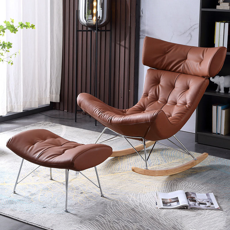Light Luxury Style Modern Lazy Sofá silla de salón de leonado mecedora para sala de estar para sala de estar