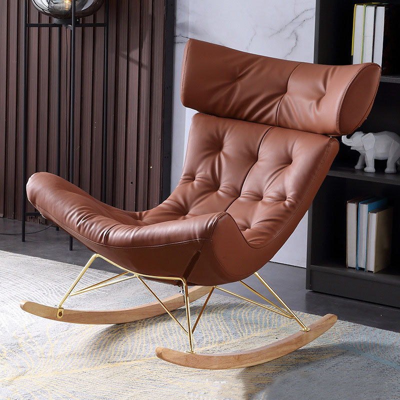 Light Luxury Style Modern Lazy Sofá silla de salón de leonado mecedora para sala de estar para sala de estar