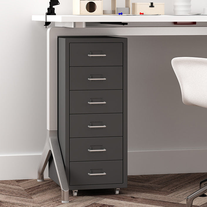 Archivos contemporáneos Pedestal de archivo de archivo de fuego de acero marco de acero para oficina