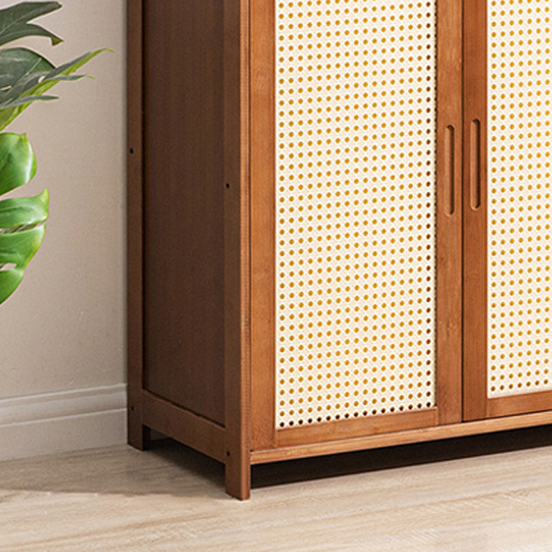 Moderne porte scorrevoli Server da pranzo Scheda in legno con archiviazione aperta