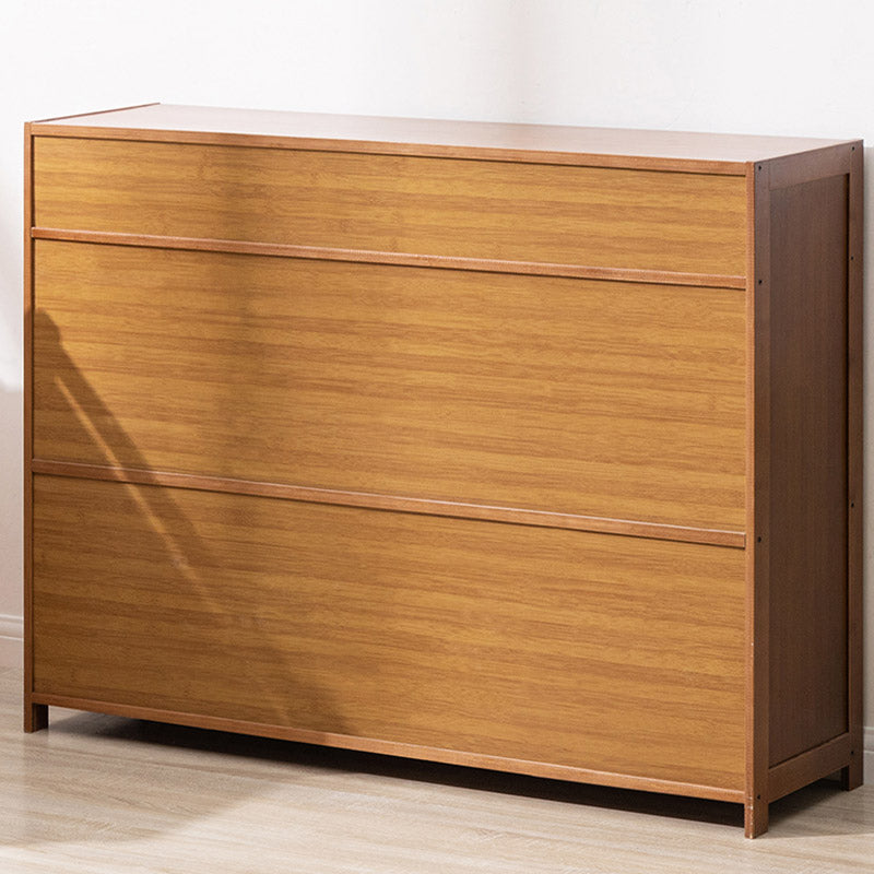 Moderne porte scorrevoli Server da pranzo Scheda in legno con archiviazione aperta