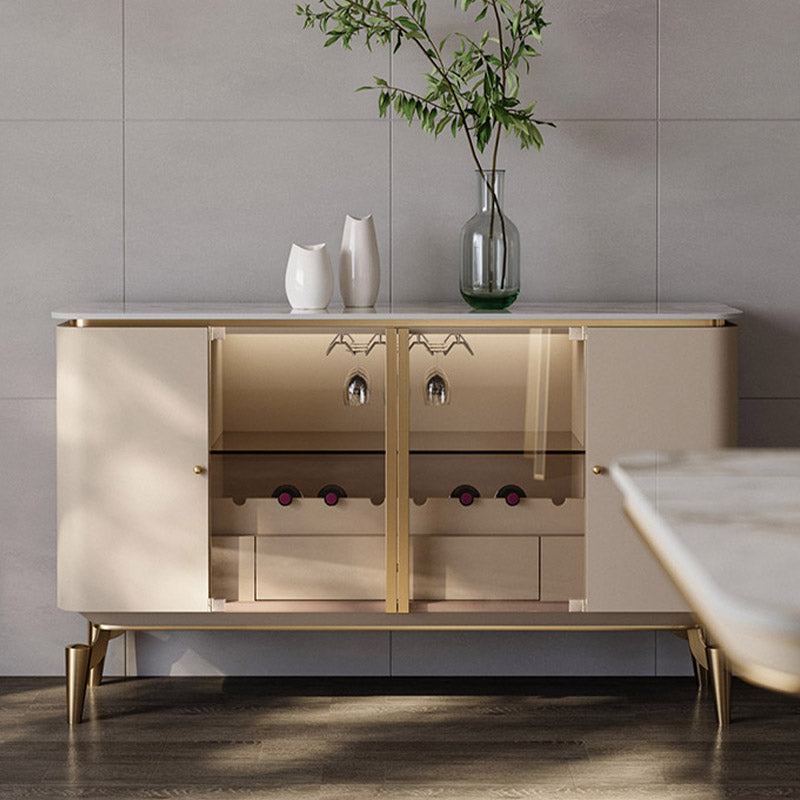 Sideboard Sideboard Glam Sideboard Sideboard cucina con 2 cassetti e 4 porte