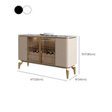 Sideboard Sideboard Glam Sideboard Sideboard cucina con 2 cassetti e 4 porte