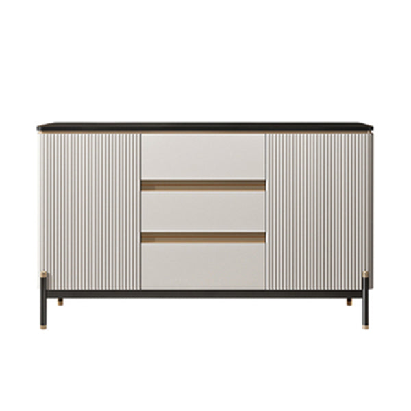 Strete sideboard di pietra server moderno e contemporaneo con armadi e cassetti