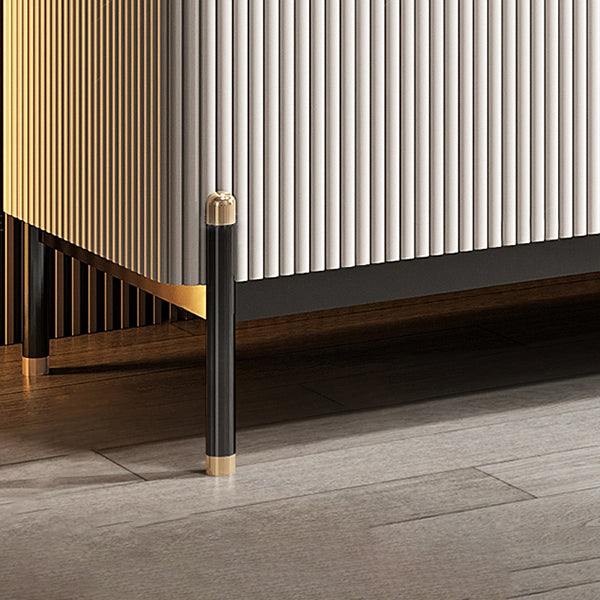 Strete sideboard di pietra server moderno e contemporaneo con armadi e cassetti