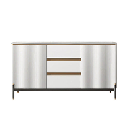 Strete sideboard di pietra server moderno e contemporaneo con armadi e cassetti