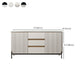 Strete sideboard di pietra server moderno e contemporaneo con armadi e cassetti