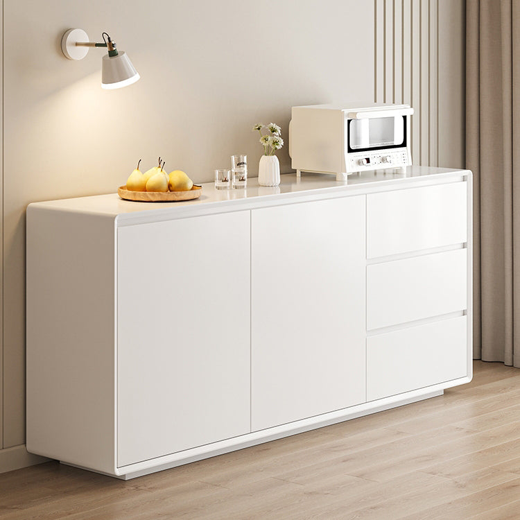 Tavolo da sideboard contemporaneo a buffet in legno con cassetti e armadi