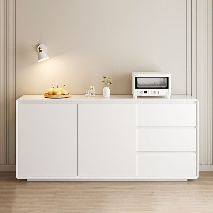 Tavolo da sideboard contemporaneo a buffet in legno con cassetti e armadi