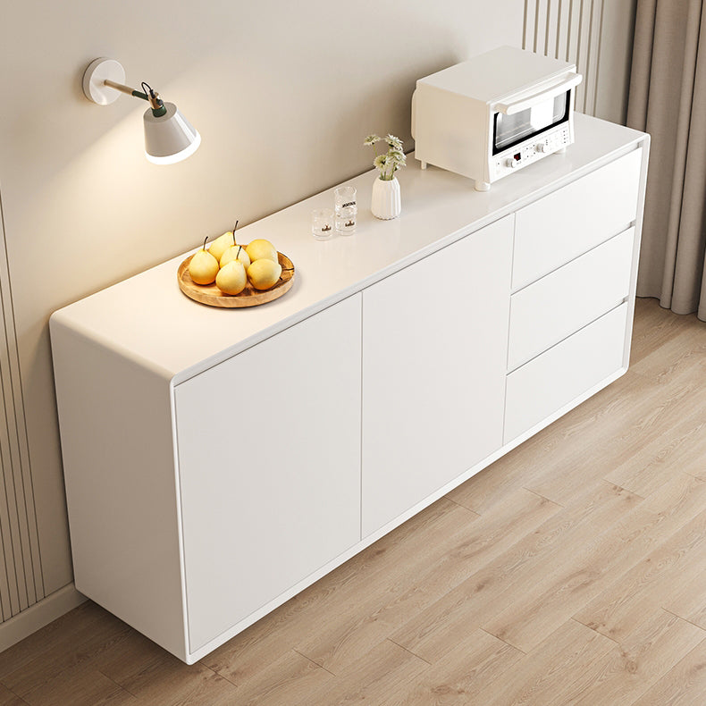 Tavolo da sideboard contemporaneo a buffet in legno con cassetti e armadi