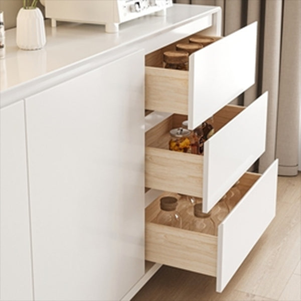 Tavolo da sideboard contemporaneo a buffet in legno con cassetti e armadi