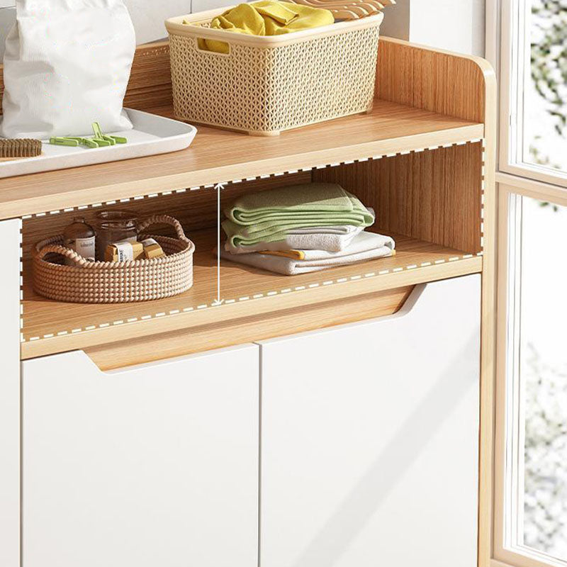 Server buffet glam buffet in legno con cassetti e armadi