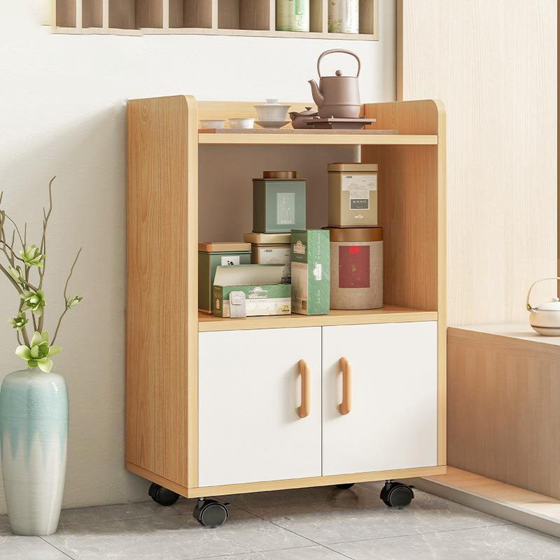 Server buffet glam buffet in legno con cassetti e armadi