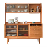 Buffet di sideboard in legno massiccio di pino con cassetti moderni a buffet da pranzo