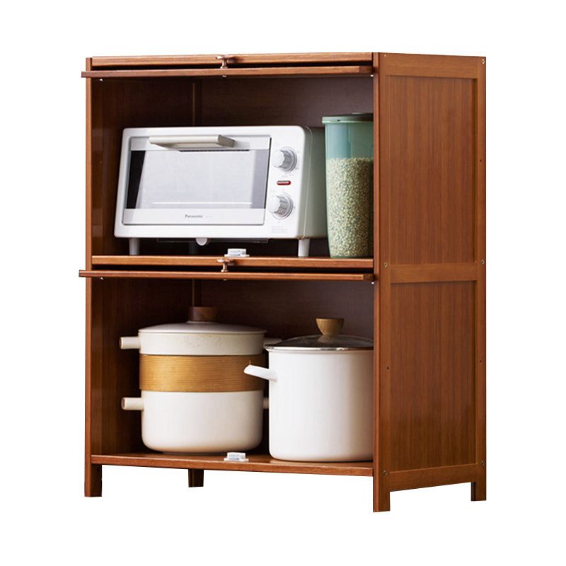 Server da pranzo di bambù Brown Celevaboard a buffet contemporaneo per casa