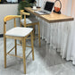 Rectangle Counter Height Pub Set 1/2/3 Pcs Modern Bar Table and Solid Wood Stools Clearhalo 'Bar Furniture' 'furn' 'furn_home_bar_bar_sets' 'Furniture' 'Home Bars & Bar Sets' 'home_bar_bar_sets' 'Kitchen & Dining Furniture' 7043577