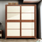 Modern Style Wardrobe Cabinet Wood Clothes Rail Wardrobe Armoire with Shelves