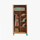Modern Style Wardrobe Cabinet Wood Clothes Rail Wardrobe Armoire with Shelves