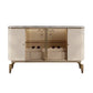 Glam Style Credenza Stone Buffet Stand with Cabinets and Drawers Clearhalo 'buffet_sideboard' 'Buffets & Sideboards' 'furn' 'furn_buffet_sideboard' 'Furniture' 'Kitchen & Dining Furniture' 7046156
