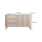 Glam Style Credenza Stone Buffet Stand with Cabinets and Drawers Clearhalo 'buffet_sideboard' 'Buffets & Sideboards' 'furn' 'furn_buffet_sideboard' 'Furniture' 'Kitchen & Dining Furniture' 7046188