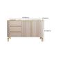 Glam Style Credenza Stone Buffet Stand with Cabinets and Drawers Clearhalo 'buffet_sideboard' 'Buffets & Sideboards' 'furn' 'furn_buffet_sideboard' 'Furniture' 'Kitchen & Dining Furniture' 7046189