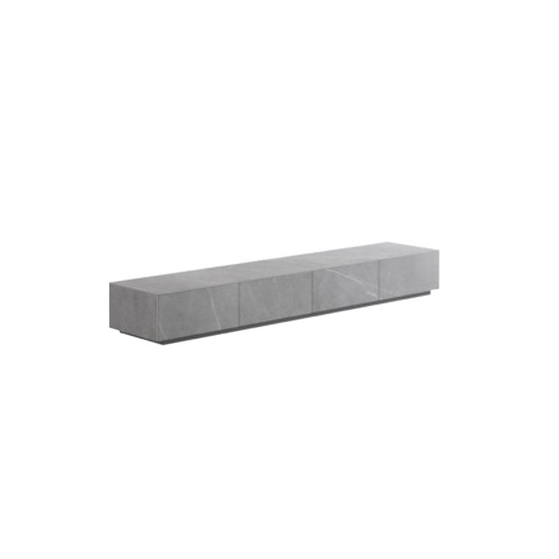 Stone Media Console Contemporary Gray TV Stand Console with Drawers Clearhalo 'furn' 'furn_tv_stands_entertainment_centers' 'Furniture' 'Living Room Furniture' 'TV Stands & Entertainment Centers' 'TV Stands & Media Storage Furniture' 'tv_stands_entertainment_centers' 7046550
