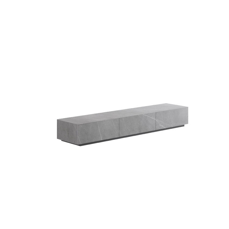 Stone Media Console Contemporary Gray TV Stand Console with Drawers Clearhalo 'furn' 'furn_tv_stands_entertainment_centers' 'Furniture' 'Living Room Furniture' 'TV Stands & Entertainment Centers' 'TV Stands & Media Storage Furniture' 'tv_stands_entertainment_centers' 7046551