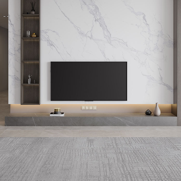 Stone Media Console Contemporary Gray TV Stand Console with Drawers Clearhalo 'furn' 'furn_tv_stands_entertainment_centers' 'Furniture' 'Living Room Furniture' 'TV Stands & Entertainment Centers' 'TV Stands & Media Storage Furniture' 'tv_stands_entertainment_centers' 7046553