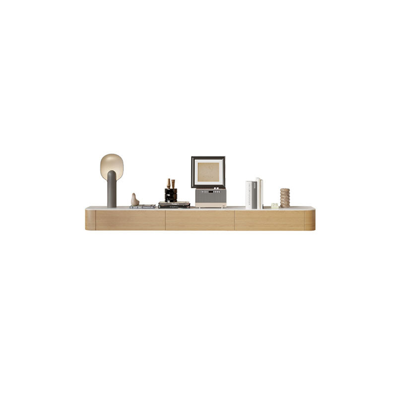 Contemporary Stone Media Console Wall Mounted White TV Console Clearhalo 'furn' 'furn_tv_stands_entertainment_centers' 'Furniture' 'Living Room Furniture' 'TV Stands & Entertainment Centers' 'TV Stands & Media Storage Furniture' 'tv_stands_entertainment_centers' 7046568