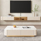 Console multimediale contemporanea Supporto multimediale per TV galleggiante per soggiorno