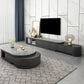 Open Storage Media Console Stone TV Media Stand for Living Room Clearhalo 'furn' 'furn_tv_stands_entertainment_centers' 'Furniture' 'Living Room Furniture' 'TV Stands & Entertainment Centers' 'TV Stands & Media Storage Furniture' 'tv_stands_entertainment_centers' 7046592
