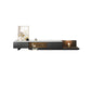 Open Storage Media Console Stone TV Media Stand for Living Room 69"L x 16"W x 12"H White Square Clearhalo 'furn' 'furn_tv_stands_entertainment_centers' 'Furniture' 'Living Room Furniture' 'TV Stands & Entertainment Centers' 'TV Stands & Media Storage Furniture' 'tv_stands_entertainment_centers' 7046597